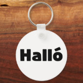 Porte-clés Islandais Halló { Hello ) Íslenska (Recto)