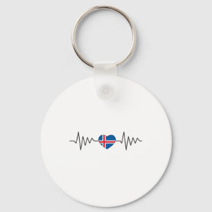 Porte-clés Islande Fête de l'Indépendance Famille corresponda
