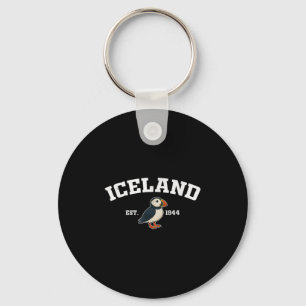 Porte-clés Islande Puffin Vintage souvenir islandais