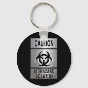 Porte-clés Isolement de Biohazard