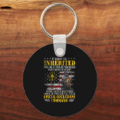 Porte-clés It Cannot Be Inherited Special Operations Command (Recto)