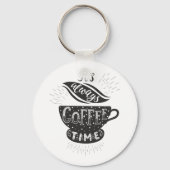 Porte-clés It Is Always Coffee Time (Recto)