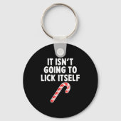 Porte-clés It Isnt Going To Itself Candy Cane Christmas Coupl (Recto)