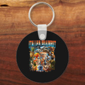 Porte-clés Italian Brainrot Characters Funny Meme Pular Trend (Recto)