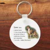 Porte-clés Italian Greyhound Art Toxits (Recto)