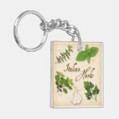 Porte-clés Italian Herbs, basil, origan, parsley, garlic (Devant gauche)
