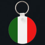 Porte-clés Italie Drapeau de haute qualité<br><div class="desc">Italie Drapeau de haute qualité. Excellent produit pour tout amateur italien. Rejoignez-nous pour répandre la fierté italienne avec ce drapeau d'Italie urbaine.</div>