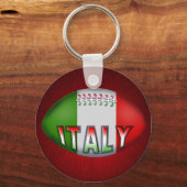 Porte-clés Italie Rugby Ball (Recto)