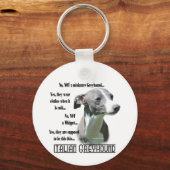 Porte-clés Italien Greyhound FAQ Porte - clé (Recto)