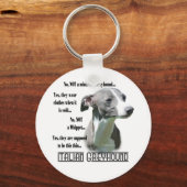 Porte-clés Italien Greyhound FAQ Porte - clé (Recto)