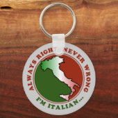 Porte-clés Italien Têtu Drôle (Recto)