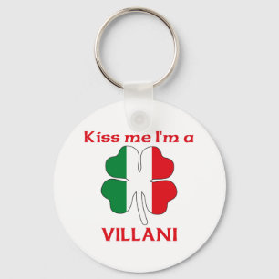 Porte-clés Italiens personnalisés m'embrassent que je suis