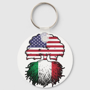 Porte-clés Italy Italian American USA United States America