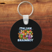 Porte-clés Italy Italian Brainrot Funny Meme Characters Trend (Recto)