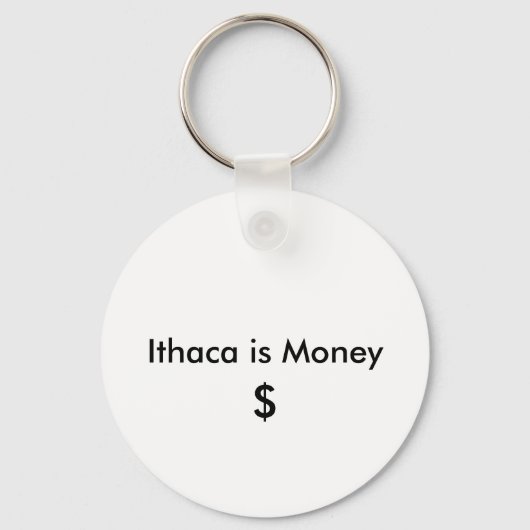 Porte-clés Ithaca est argent, $ (Recto)