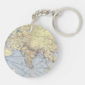 Porte-clés Itinéraires commerciaux commerciaux | l'Asie du (Dos)