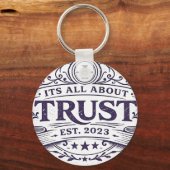 Porte-clés It's All About Trust (Recto)