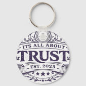 Porte-clés It's All About Trust (Verso)