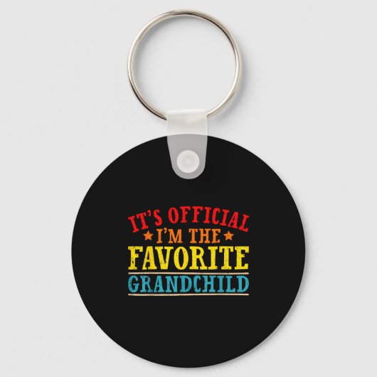 Porte-clés It's I'm The Favorite Granhild Funny Family  (Recto)