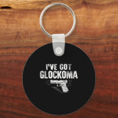Porte-clés I've Got Glockoma Funny Vintage  (Recto)