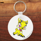 Porte-clés Ixi jaune (Recto)