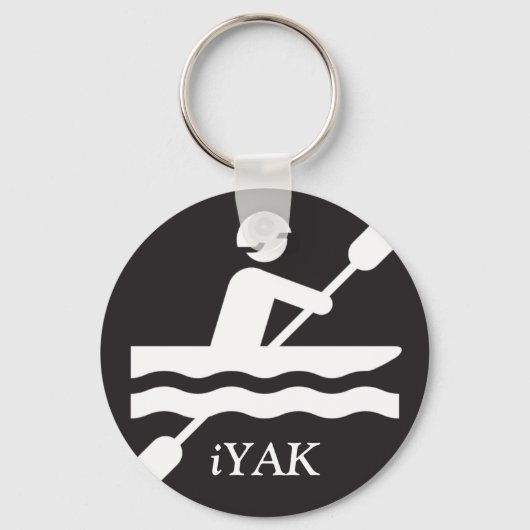 Porte-clés IYAK, Porte - clé de Kayak (Recto)