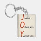 PORTE-CLÉS J.O.Y (Devant gauche)