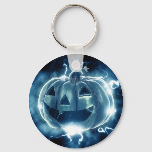 Porte-clés Jack-o-lanterne éffrayant (Recto)