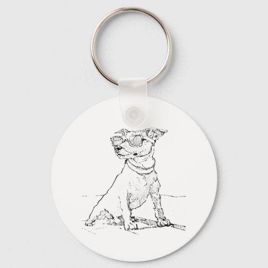 Porte-clés Jack Russell Terrier (Recto)