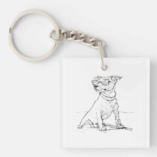 Porte-clés Jack Russell Terrier (Devant)