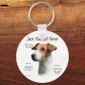 Porte-clés Jack Russell Terrier Histoire (Recto)