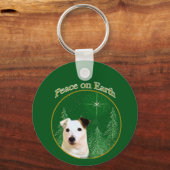 Porte-clés Jack Russell Terrier Porte - clé de la paix (Recto)