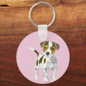 Porte-clés Jack Russell Terrier Puppy (Verso)