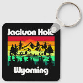 Porte-clés Jackson Hole Wyoming (Dos)