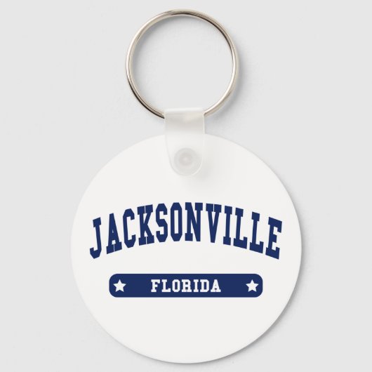 Porte-clés Jacksonville Florida College Style tee - shirts (Recto)