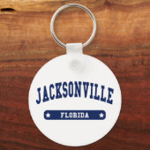 Porte-clés Jacksonville Florida College Style tee - shirts (Recto)
