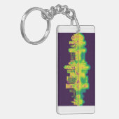 Porte-clés Jacksonville Florida Skyline (Devant gauche)