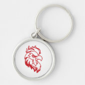 Porte-clés Jacksonville State University Gamecocks Red Eagle (Devant)