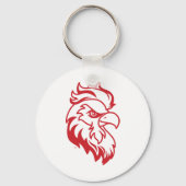 Porte-clés Jacksonville State University Gamecocks Red Eagle (Recto)