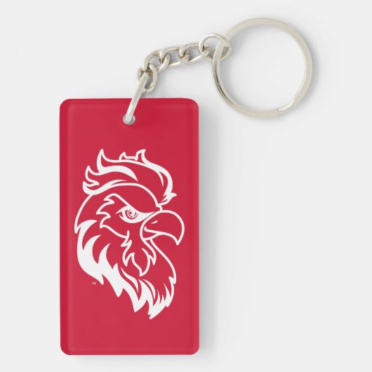 Porte-clés Jacksonville State University Gamecocks Red Eagle (Dos)