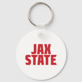 Porte-clés Jacksonville State University JAX STATE Bold Red (Recto)