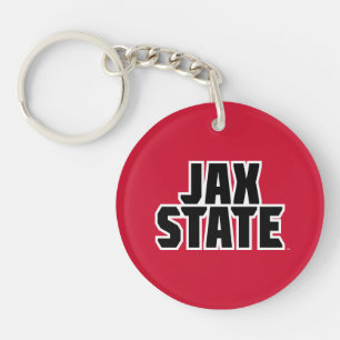 Porte-clés Jacksonville State University JAX STATE Bold Text