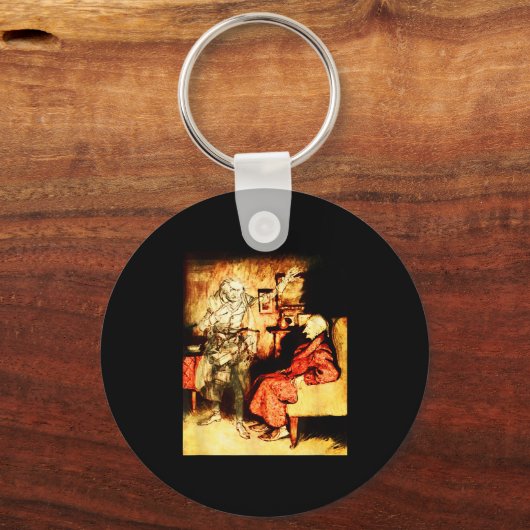 Porte-clés Jacob Marley Ghost Scrooge Bah Humbug Christmas Ca (Recto)