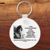 Porte-clés Jacqueline Kennedy Citation Comparativement Sane (Recto)