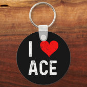 Porte-clés J'adore Ace  (Recto)