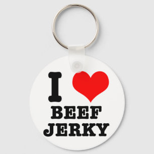 Porte-clés J'ADORE (AIME) le jerky de boeuf
