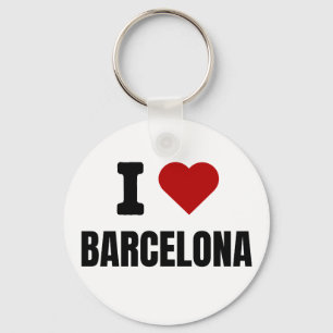 Porte-clés J'adore Barcelone - J'aime Barcelone Espagne
