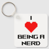 Porte-clés J'adore être Nerd (Recto)