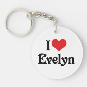 Porte-clés J'adore Evelyn