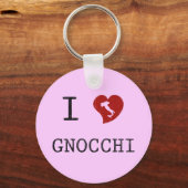 Porte-clés J'adore Gnocchi (Recto)
